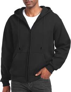 2025 sweat à capuche surdimensionné 100% coton pour hommes personnalisés poids lourd 500gsm pour bouffée impression broderie Logo unisexe sweats à capuche vierges pour l'hiver - Product Image 1