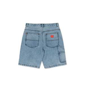 Shorts en jean pour homme, fabrication de denim, streetwear, personnalisés, uni, lavage vintage, haute qualité, respirant, taille élastique, séchage rapide - Product Image 2