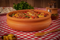 Bol à salade en argile écologique Z F Craft, design moderne, vaisselle indienne naturelle polie et peinte à la main pour la maison et les restaurants