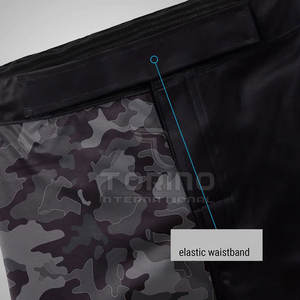 Los mejores pantalones cortos de MMA para hombre, estilo callejero, cintura media elástica, tela de lona de Color sólido, colores de tendencia disponibles, nueva llegada - Product Image 3