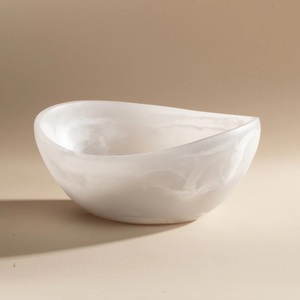 Bol de service à salade en résine alimentaire barre décorative pour la maison ensemble de service de fruits en résine décoratif moderne bols de luxe multicolores pour mariage - Product Image 3