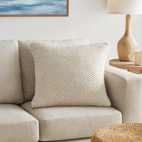 Nouvelle housse de coussin carrée bohème en coton naturel tissé à la main, personnalisée, biologique, 45x45cm, pour la maison et l'hôtellerie