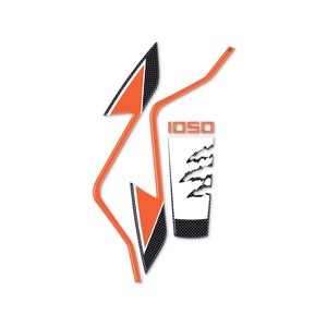 Adesivo Protettivo 3D Personalizzato per Parafango Anteriore e Serbatoio con Logo per KTM 1050 ADVENTURE - Product Image 2