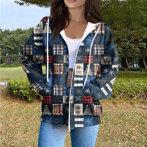 Tissu lisse et capuche réglable pour tenue sportive ou décontractée Sweat à capuche chaud zippé avec intérieur brossé - Product Image 6