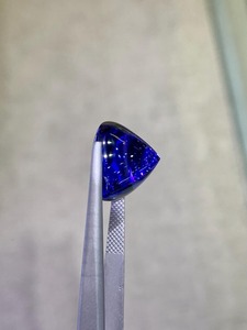 น้ำตาลแทนซาไนต์เกรด AAA ++ 7กะรัตพลอยสีฟ้าหลวมได้รับความร้อน - Product Image 3