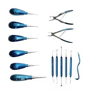 Set de Instrumentos Dentales Veterinarios de 14 Piezas - Azul Oscuro con Caja Producto para Clínica Veterinaria Aprobado por la CE - Product Image 6