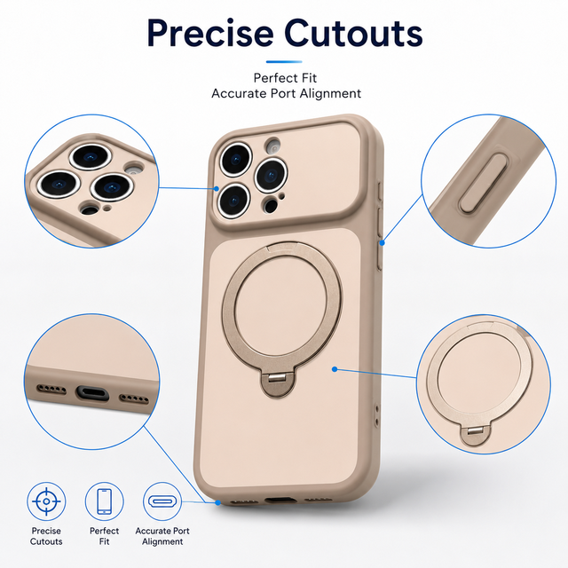 Magnetic TPU IML IMD Shockproof Anti-Fingerprint Phone Case for 15 16 17 Pro Max OEM Wholesale