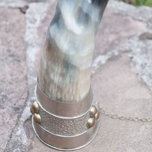 100% ไวกิ้งฮอร์นเป่าควายงานทำมือ - Product Image 4