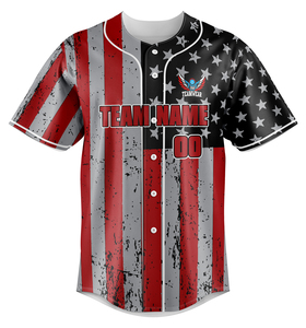 Maillot de baseball personnalisé en Spandex/Coton avec logo brodé, respirant, anti-bactérien et à séchage rapide pour le softball – Vente en gros - Product Image 1