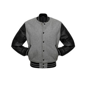 2025 hommes personnalisé à manches longues en cuir/laine Varsity Letterman vestes dernières conceptions Camouflage motif avant en gros toile - Product Image 6