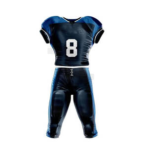 Nouveau style Uniforme de football américain pour jeunes avec manches courtes Dernière conception Caractéristique respirante Prix sain - Product Image 1