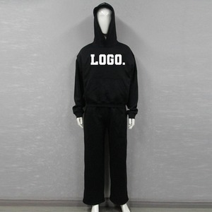 Ensemble de survêtement pour homme personnalisé, lavage à l'acide, pantalon de survêtement évasé, tendances de la mode, survêtement lourd pour homme 2026 - Product Image 4