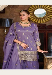 Festival Wear Simar With Embroidery Work Salwar Suit Online Shopping India At Lowest Rate Woman Fashion Manufacturer From Surat - Product Image 3