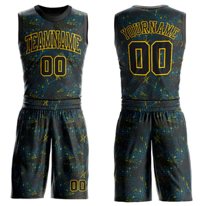 Maillot de basket-ball pour hommes à séchage rapide, design personnalisé, double face, sublimation, avec votre logo, nom et numéro - Product Image 1
