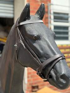 Starlight Bride de cheval en cuir véritable rembourrée Comfort Comfort Crystal Full Shetland de haute qualité du fabricant - Product Image 3