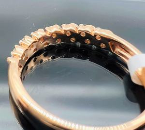 Lujo 14K y 18K oro sólido anillo de diamantes naturales colección de joyas atemporales pieza exclusiva - Product Image 4