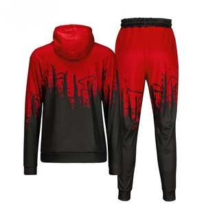 ชุดวอร์มสตรีทแวร์ฤดูหนาวสำหรับผู้ชาย แบบ 2 ชิ้น ผ้าฝ้าย 100% แห้งเร็ว ระบายอากาศได้ดี น้ำหนักเบา แขนสั้น - Product Image 2