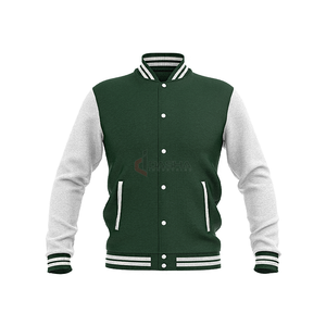 2024 más vendidos MOQ bajo de alta calidad de lana y al aire libre Letterman Bomber Jacket OEM Services Lettermen chaquetas de béisbol para niños - Product Image 6