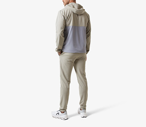 Survêtement de sport de style urbain de haute qualité, léger, respirant, imprimé, d'hiver, avec fermeture éclair, taille plus, avec bordure blanche pour hommes - Product Image 4