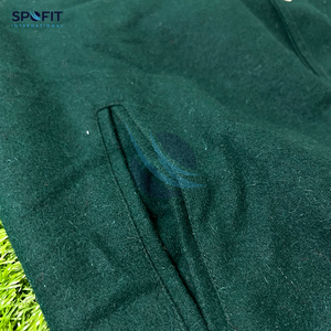 Venta al por mayor de chaqueta universitaria en blanco personalizado para los hombres de cuero personalizado Varsity chaqueta de béisbol de fabricación Streetwear Letterman chaquetas - Product Image 5