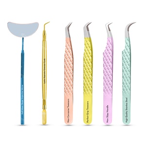 Pince à épiler pour Extension de cils, prix de détail, pointe en Fiber, meilleure prise pour pince à cils, couleur personnalisée, pince à cils antistatique - Product Image 5