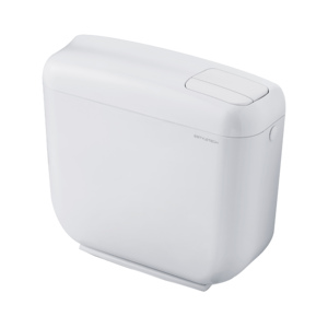 Réservoir de toilettes moderne à double chasse pour toilettes monobloc Europa en plastique ABS dissimulé - Product Image 1
