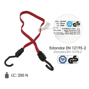Pulpo De Goma Plano Reforzado 1,5 metro (2 unidades) - Product Image 3