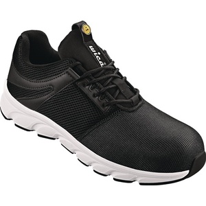 Lanzo Black Safety <b>Shoe</b> Size 42 Width 10.5 cm S1P SRA ESD EN20345 WICA Textile for <b>Work</b> and Protection - Product Image 1