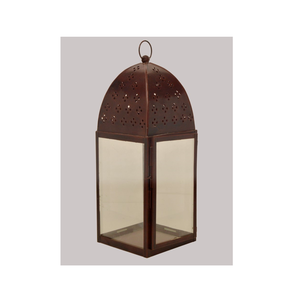 Linterna de metal más vendida con diseño tradicional y mango colgante linterna de metal para usos de decoración - Product Image 1