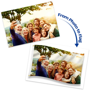 3X5FT tùy chỉnh thực hiện quảng cáo trống quảng cáo ngoài trời Golf bàn tay vườn xe Cờ biểu ngữ với logo hai mặt thăng hoa - Product Image 3