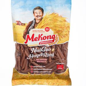 Pâtes de riz Penne Dragon Rouge sans borax, 300g, qualité supérieure, OEM ODM, sans sucre, faible teneur en sodium, en stock, vente en gros du Vietnam - Product Image 2