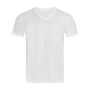 T-shirt personnalisé à col en V Ben, merchandising promotionnel personnalisé - Product Image 2