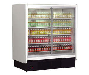 Refrigerador Vertical de Bebidas de Alta Calidad para Supermercados con Enfriamiento por Aire y Puerta de Rebote - Product Image 2