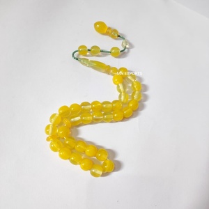 ลูกปัดอธิษฐาน Tasbeeh เป็นมิตรต่อสิ่งแวดล้อมสไตล์นางฟ้าทำจากเรซิ่นคุณภาพสูงผลิตจากอินเดีย - Product Image 6