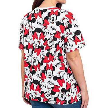 All Over Micky Mouse Print Top Selling Oversize Women T-Shirts Cheap Price Ready to Ship Low Price Female T-Shirts for Sale