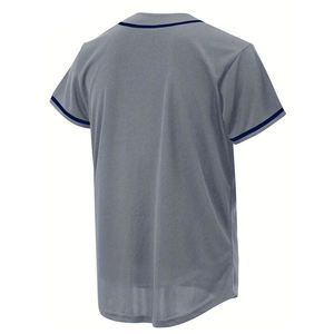 Camisetas de béisbol hechas a medida de alta calidad para adultos, conjuntos de ropa deportiva con estampado Digital de talla grande transpirable Unisex a la venta - Product Image 3