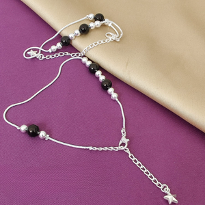 Tobillera elegante y ligera de latón para mujer Payal de primera calidad con diseño tradicional Cómodo uso diario para ropa informal - Product Image 1