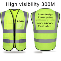 Veste de travail haute visibilité vêtements de sécurité réfléchissants comprenant un gilet de sécurité avec réflecteurs pour une meilleure sécurité