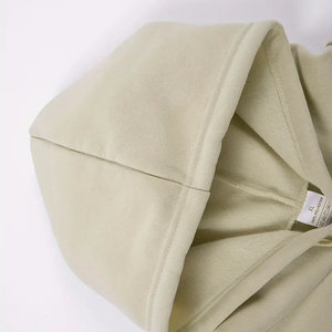 Haut élégant et confortable 100% coton pour hommes, couleur unie, à capuche à manches longues, coupe régulière pour l'automne et l'hiver, vêtements d'extérieur - Product Image 3