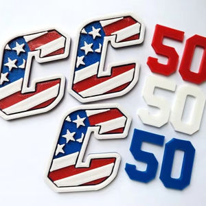 Parachoques de casco de béisbol personalizados con cinta doble 3D 2D adhesiva 3M para logotipos de equipos - Product Image 1