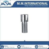 Raccord de tuyau en laiton chromé de haute qualité, embout mâle hexagonal moulé, modèle Embros, 1 an de garantie