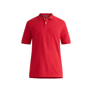 Venta al por mayor 100% algodón Unisex Polo camisas de alta calidad de color sólido transpirable diseño de moda camisetas para hombres - Product Image 1