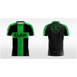 Maillot de football 100 % polyester de qualité supérieure, design personnalisé, confortable, respirant, léger, séchage rapide, coupe courte, OEM - Product Image 3