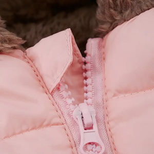 Gilet matelassé pour filles, best-seller, vente en gros, logo personnalisé, coton, laine, capuche, coupe-vent, polyester, conçu pour les filles - Product Image 3