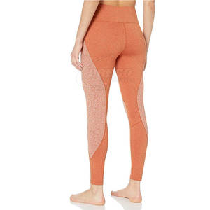 Concevez votre propre legging de fitness décontracté, mi-long, respirant et confortable, en tissu tricoté avec des fibres de spandex/polyester, legging pour femmes - Product Image 6