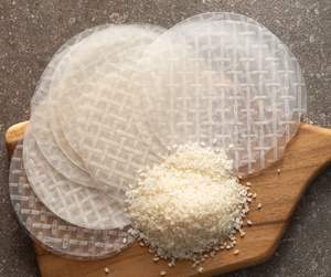 Papier de riz de haute qualité pour aliments spéciaux au Vietnam, emballage personnalisé de l'usine vietnamienne, meilleures ventes pour les rouleaux de printemps en gros - Product Image 5