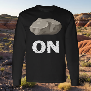 T-shirt à manches longues Rock on Rock Geology Mineral pour usage promotionnel - Product Image 3