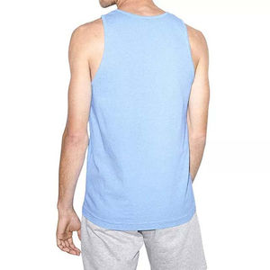 Hombres gimnasio Fitness entrenamiento camiseta sin mangas diseño personalizado Color sólido alta calidad 2026 ropa deportiva algodón poliéster hombre camisetas sin mangas - Product Image 3