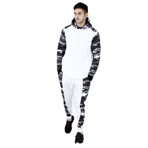 ชุดวิ่งออกกำลังกายมีซิปกันลมของผู้ชายชุดวอร์มขนแกะโอเวอร์ไซส์ซิปบล็อกสีแบบโอเวอร์ไซส์ผลิตตามสั่ง - Product Image 1