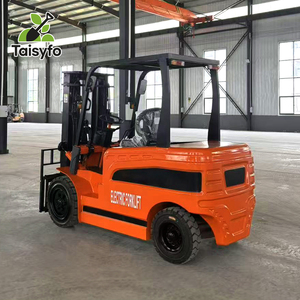 Forklift Counterbalance Listrik Ban Padat 1-3 Ton, Baterai Asam Timbal, Tinggi Angkat 3m, Garansi 1 Tahun, untuk Pusat Distribusi Supermarket - Product Image 2